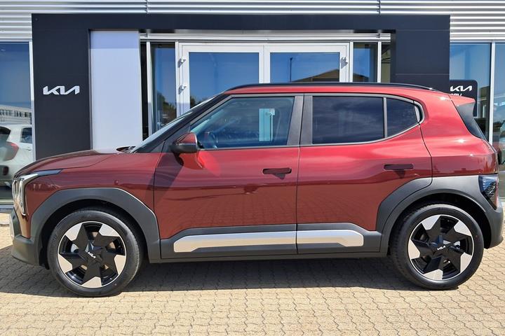 Rød Kia EV2 fra 2027