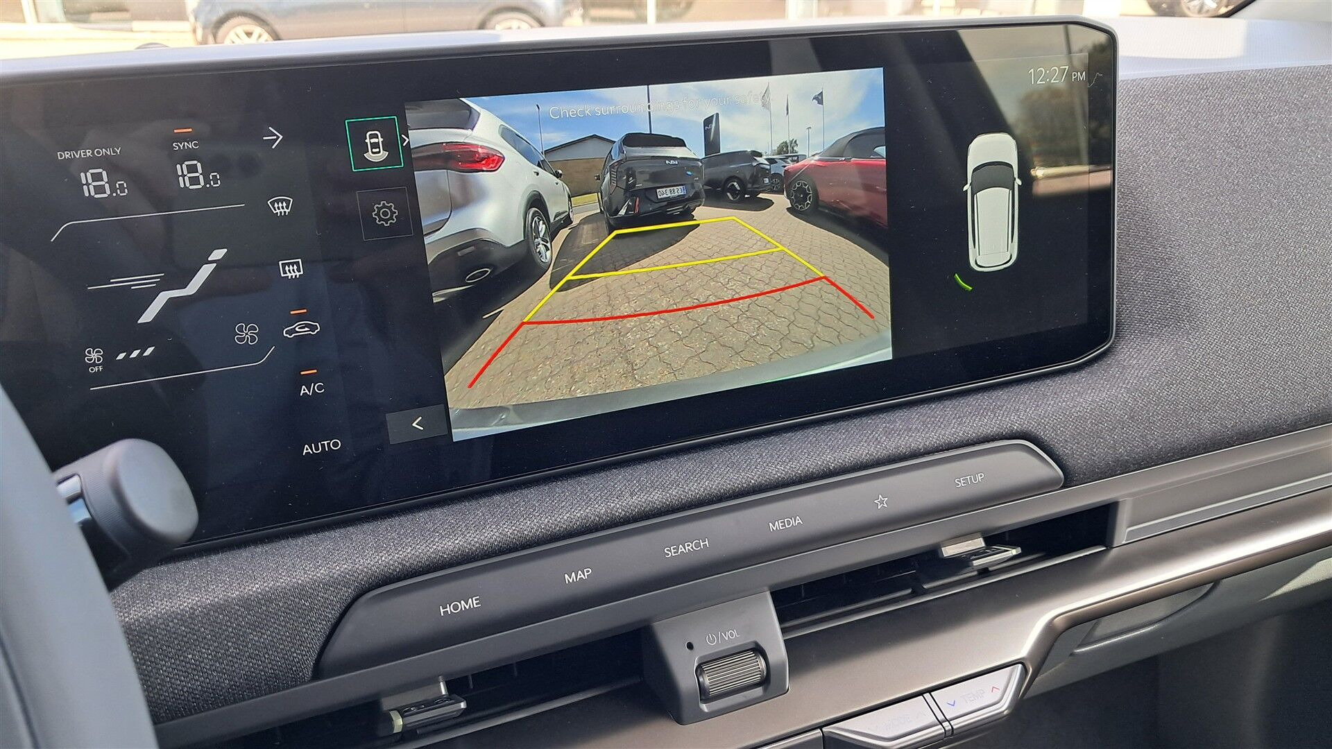 Rød Kia EV2 fra 2027