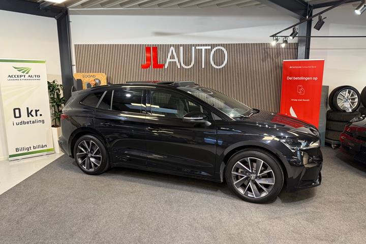 Sort Skoda Enyaq fra 2022