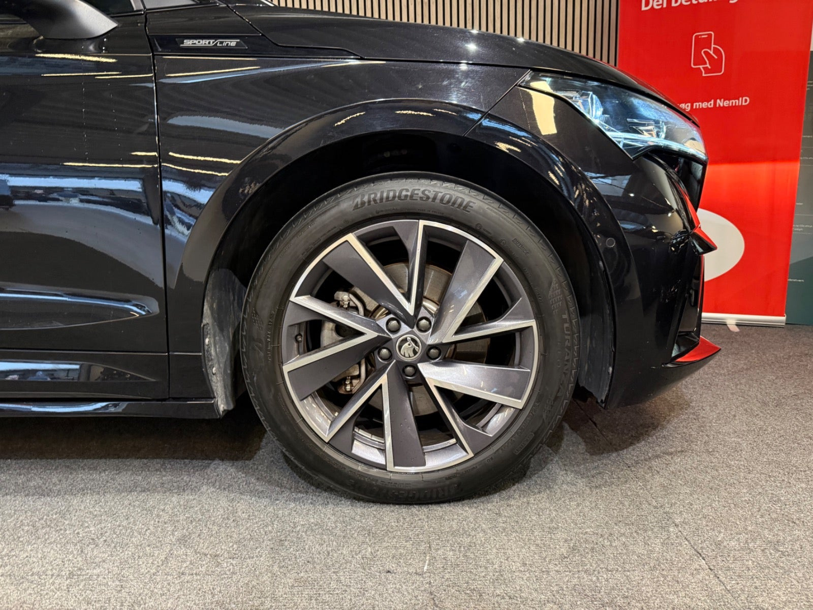 Sort Skoda Enyaq fra 2022