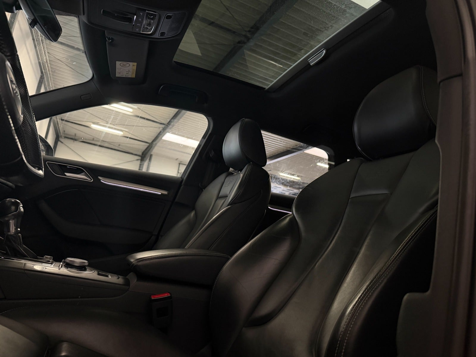 Sort Audi A3 fra 2017