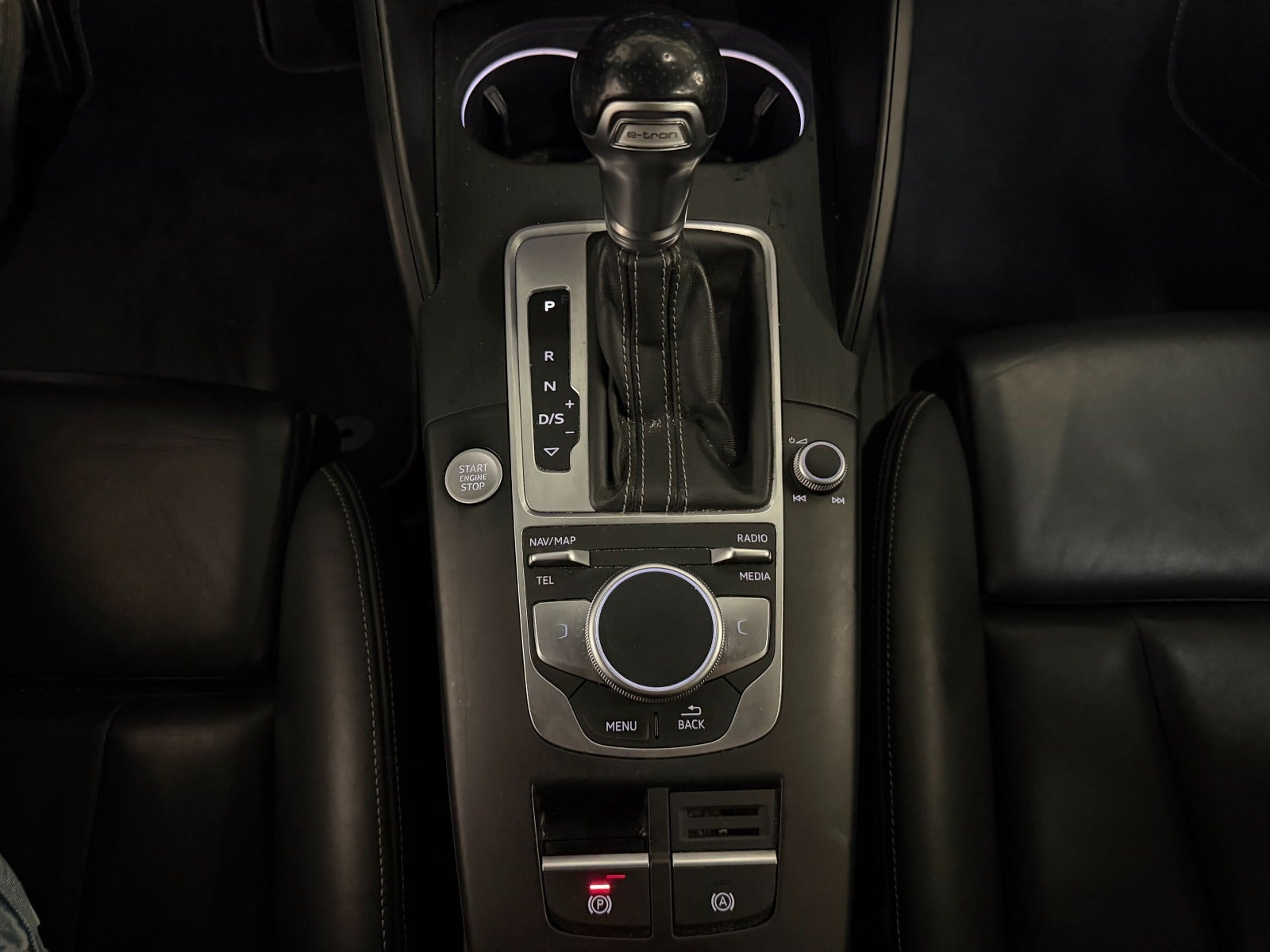 Sort Audi A3 fra 2017
