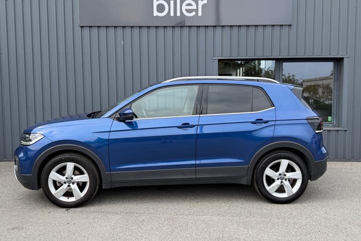 Blå VW T-Cross fra 2022