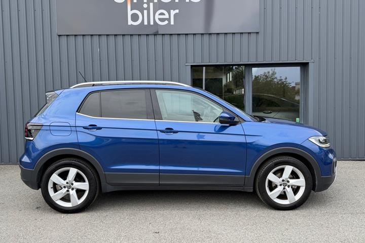Blå VW T-Cross fra 2022