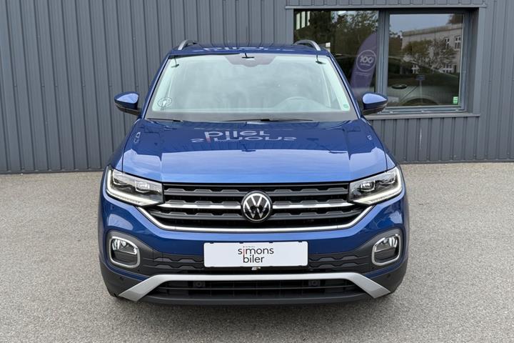 Blå VW T-Cross fra 2022