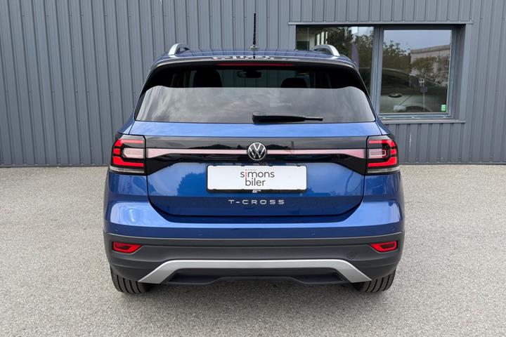 Blå VW T-Cross fra 2022