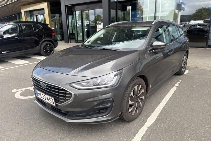 Grå Ford Focus fra 2022 set udefra