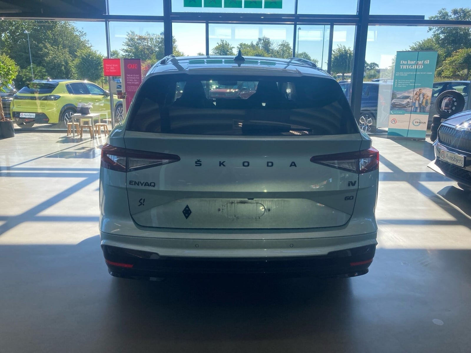 Grøn Skoda Enyaq fra 2022