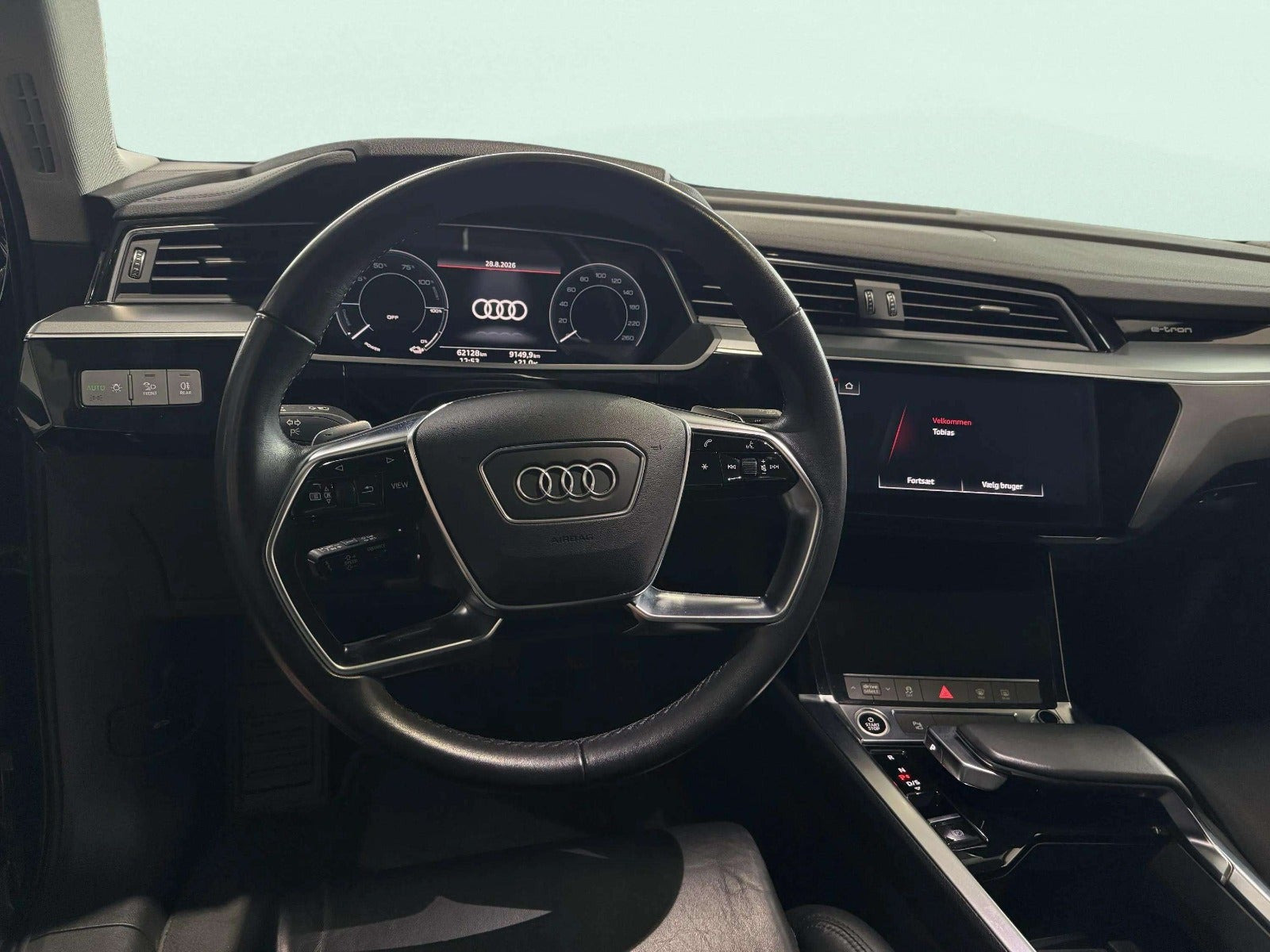 Sort Audi e-tron fra 2022