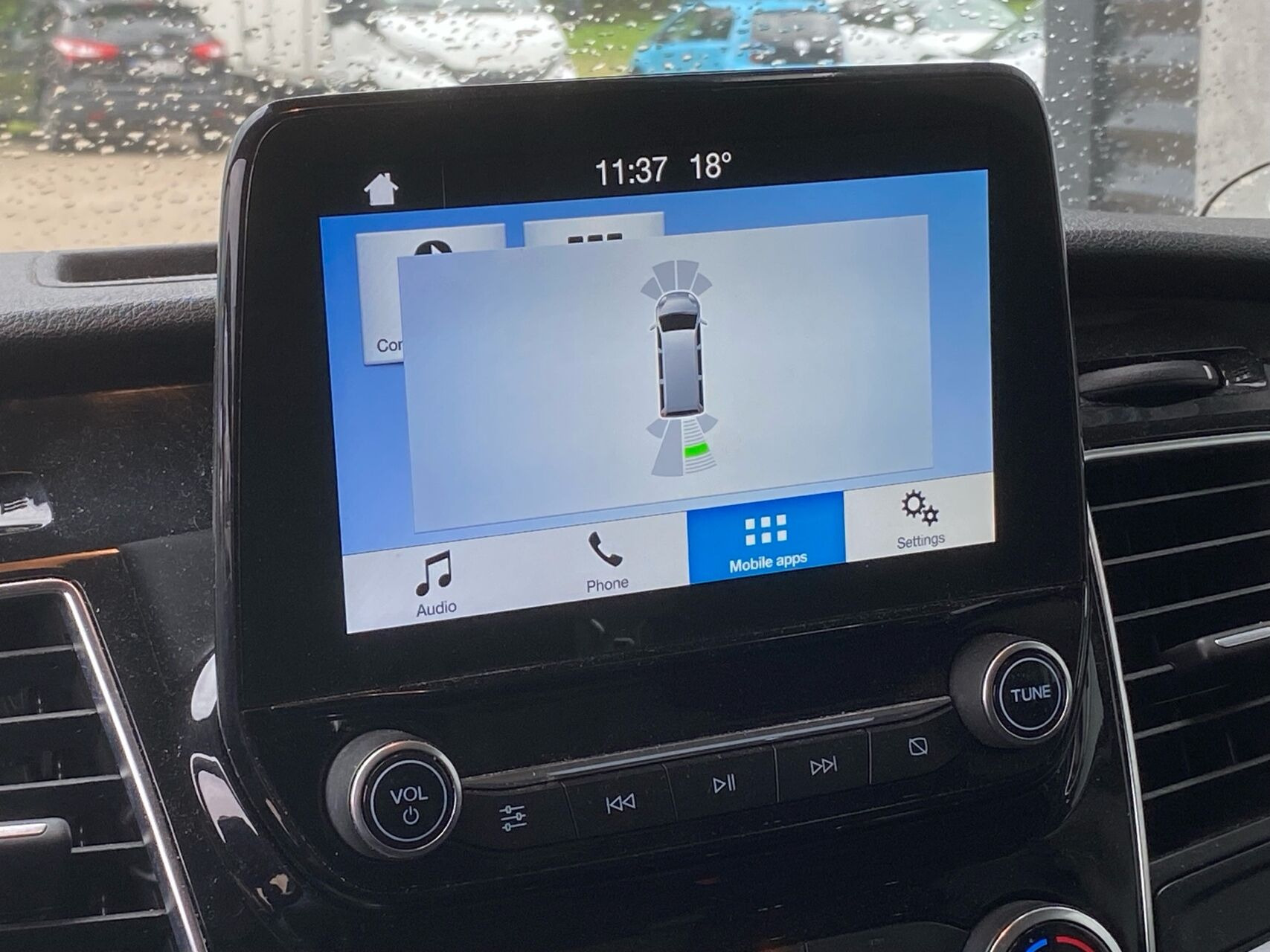 Hvid Ford Transit Custom fra 2019