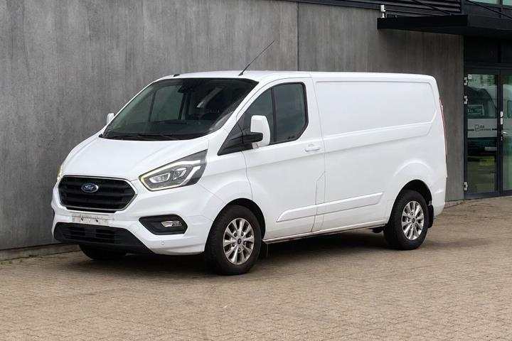 Hvid Ford Transit Custom fra 2019