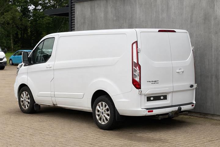 Hvid Ford Transit Custom fra 2019
