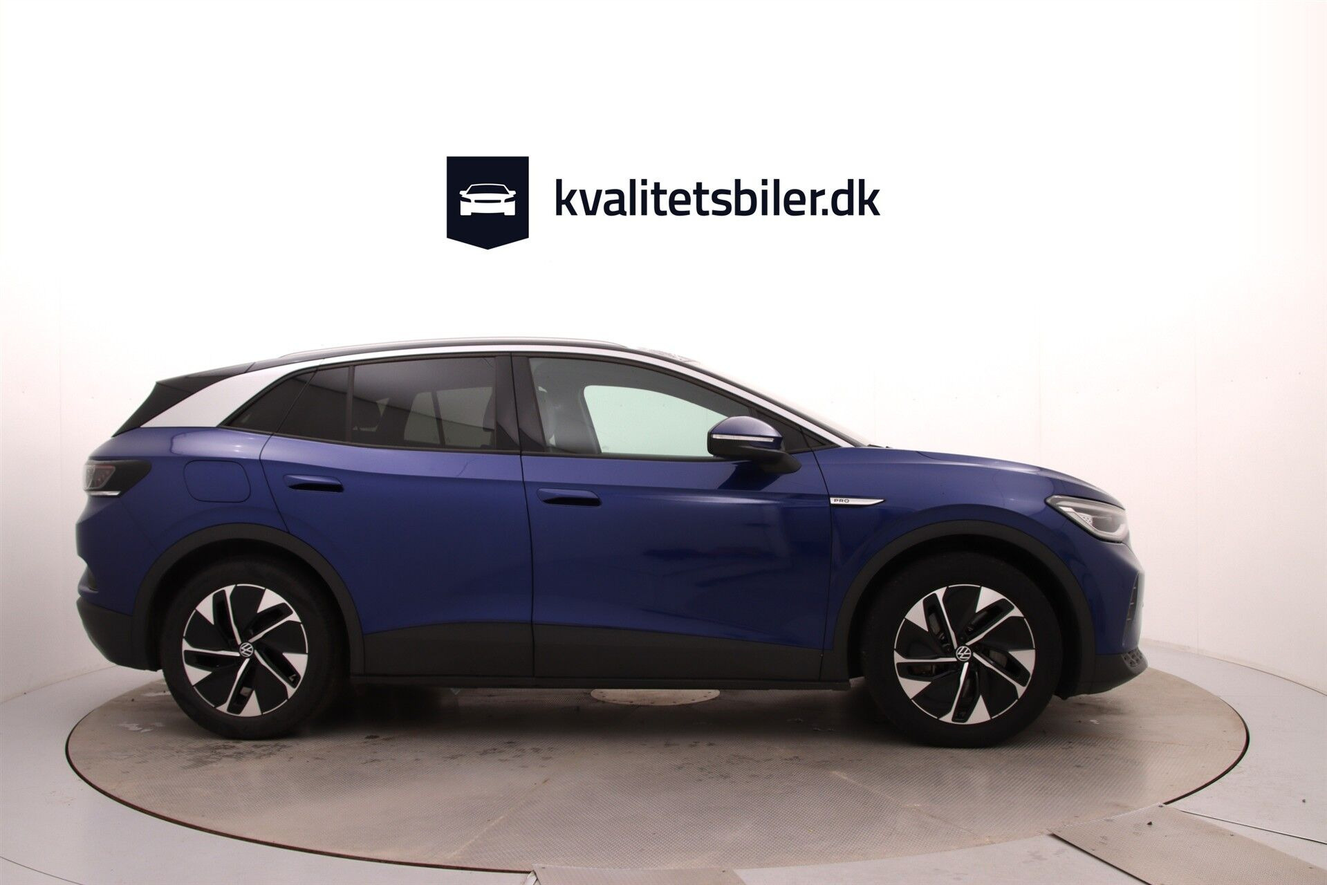 Blå VW ID.4 fra 2021