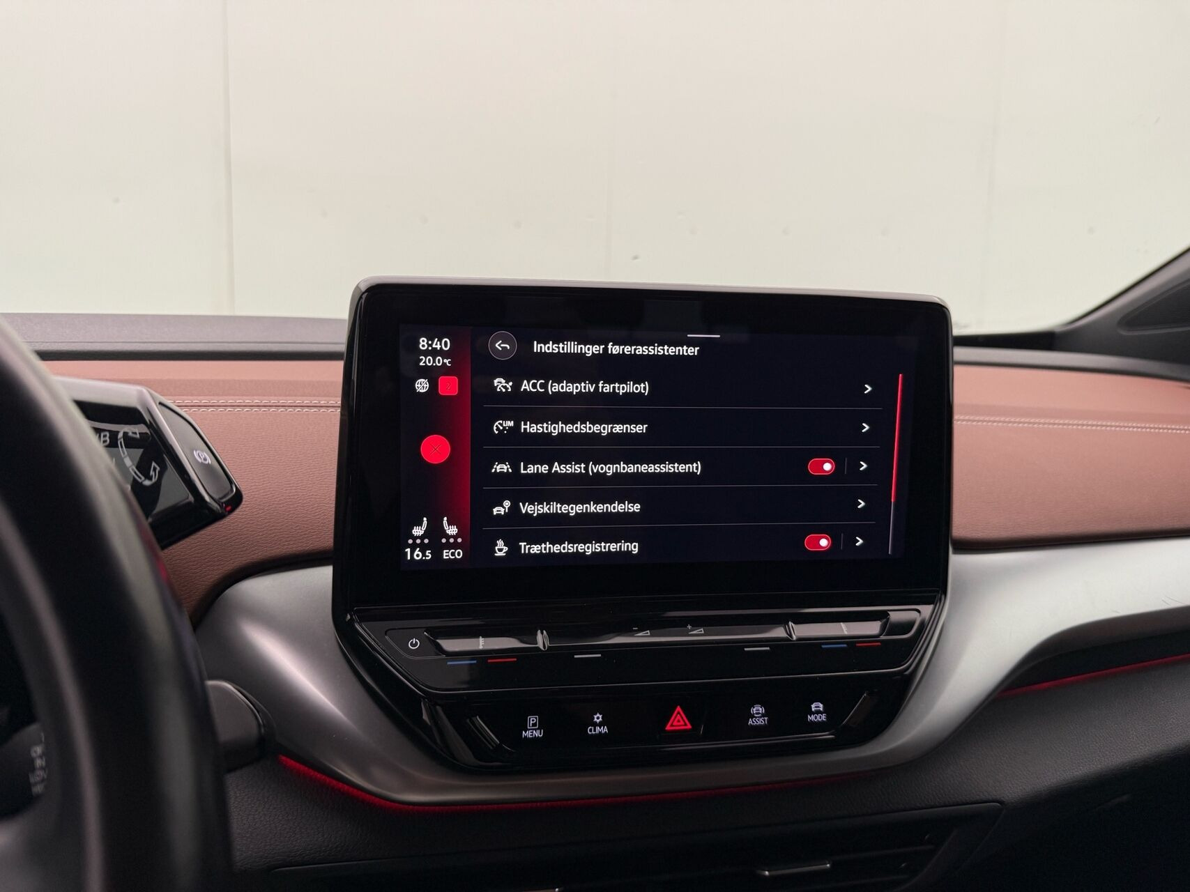 Blå VW ID.4 fra 2021