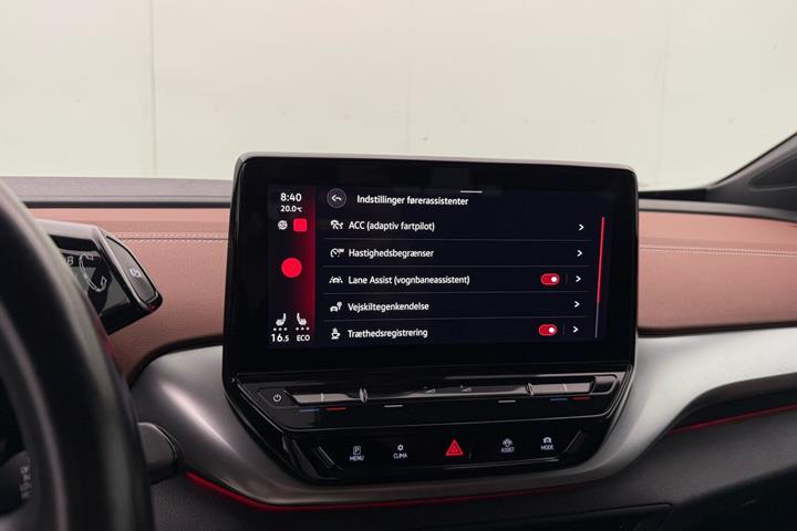 Blå VW ID.4 fra 2021