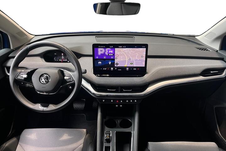 Blå Skoda Enyaq fra 2024