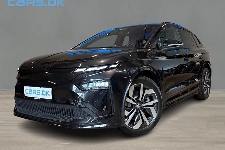 Sort Skoda Enyaq fra 2026 set udefra