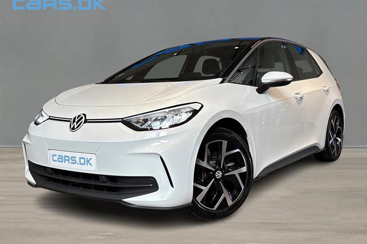 Hvid VW ID.3 fra 2023 set udefra