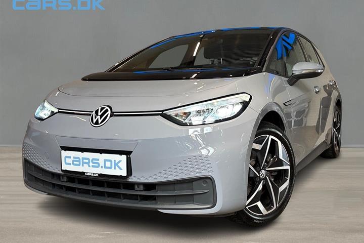 Grå VW ID.3 fra 2022 set udefra