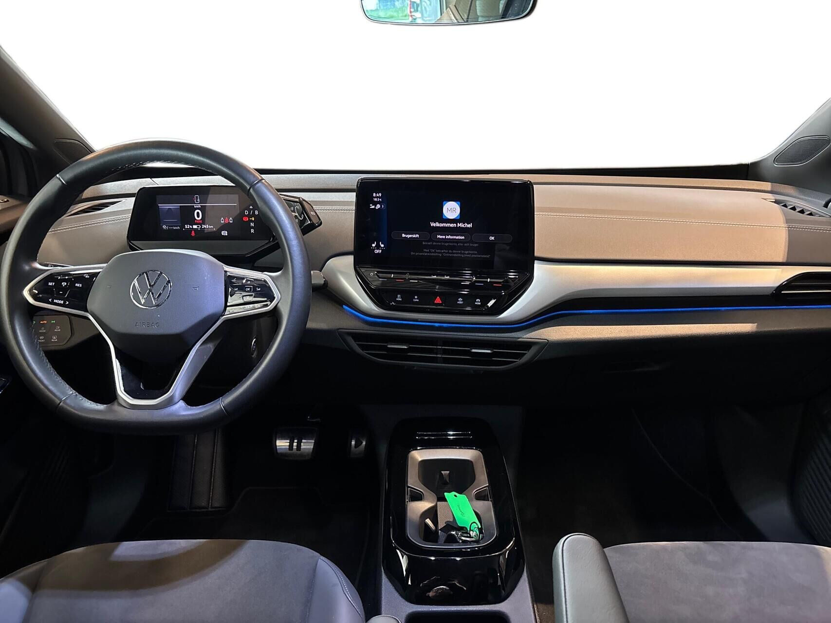 Grå VW ID.4 fra 2023