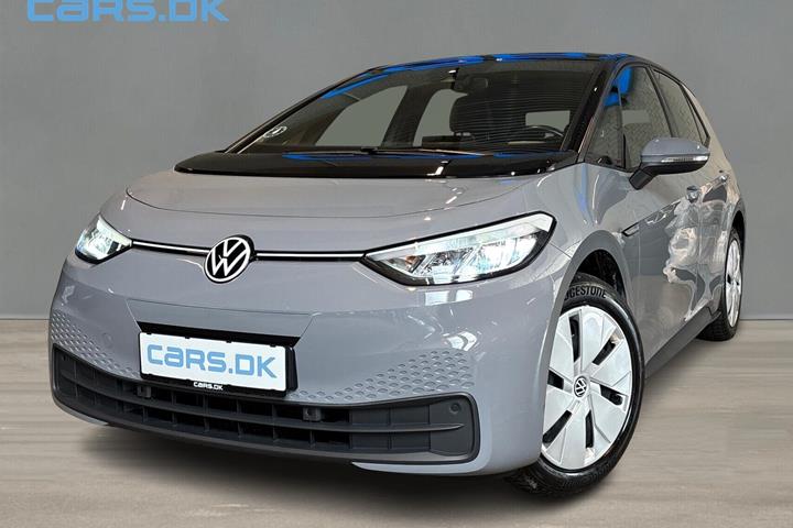 Grå VW ID.3 fra 2023 set udefra