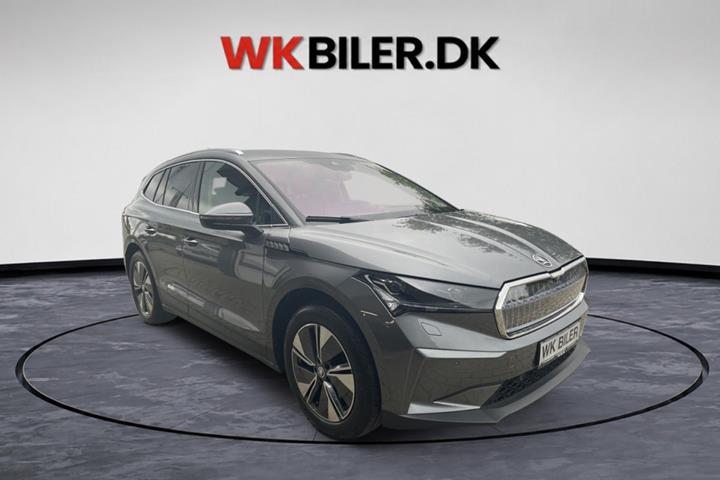 Grå Skoda Enyaq fra 2025