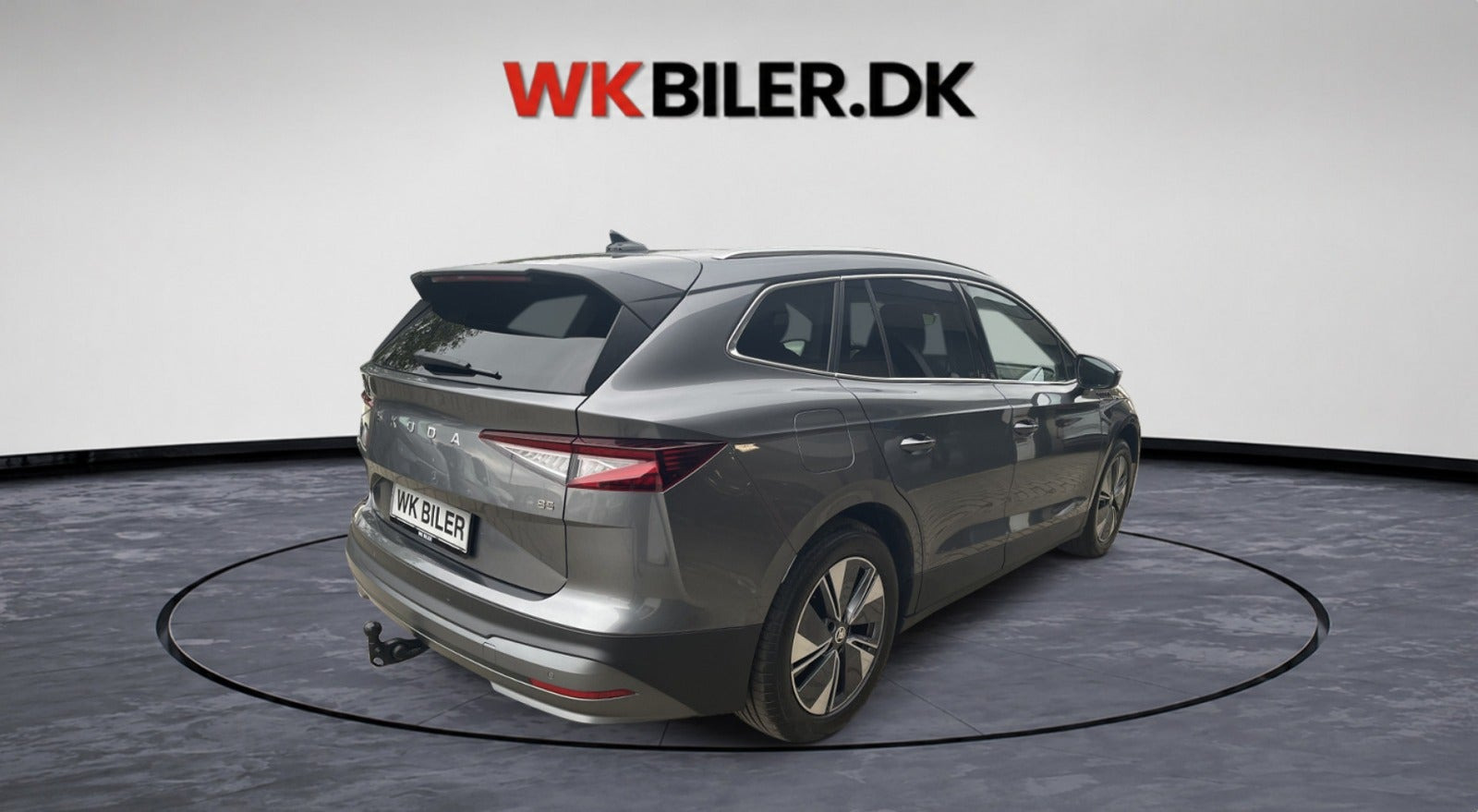 Grå Skoda Enyaq fra 2025
