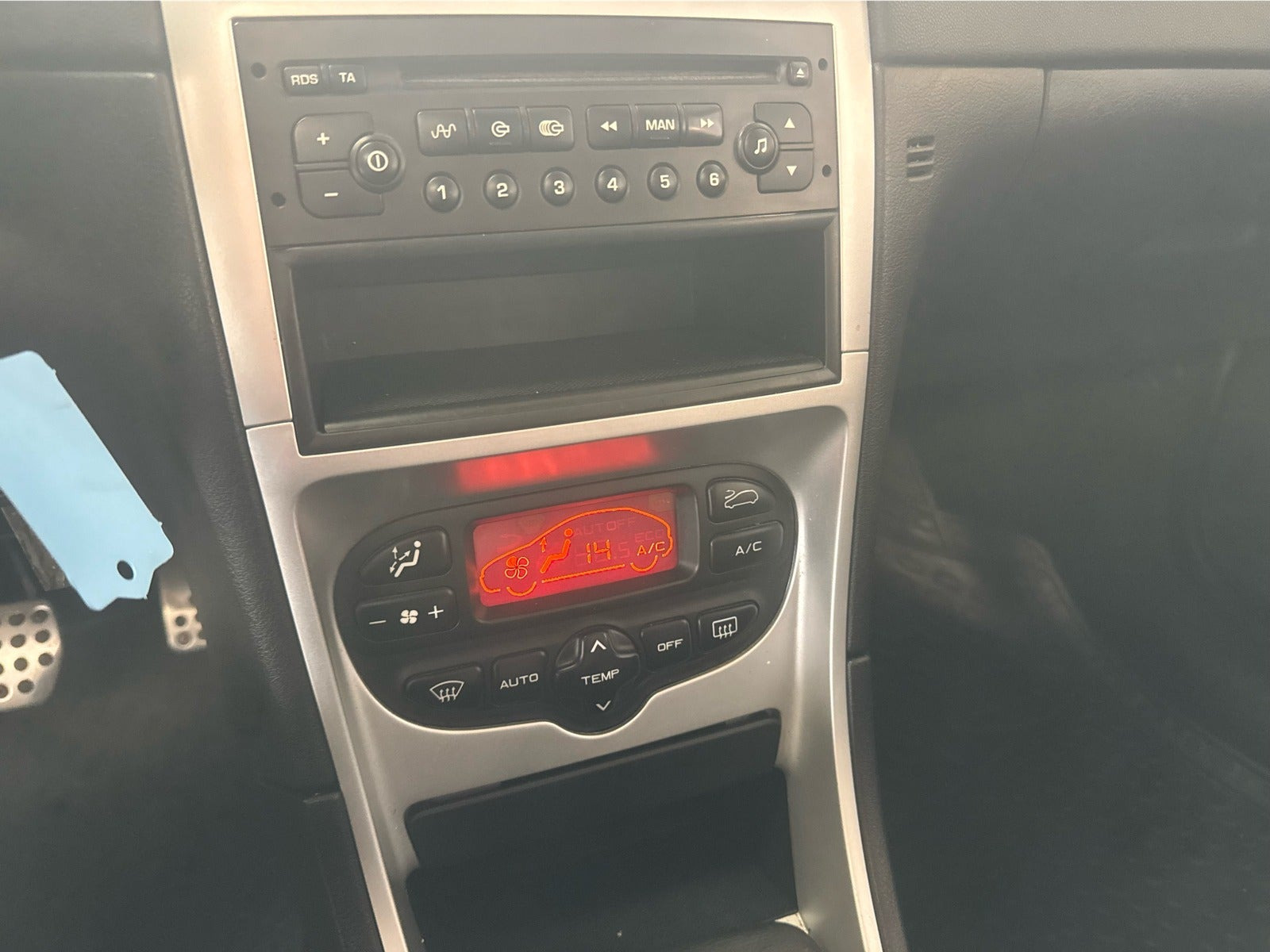 Sort Peugeot 307 fra 2005