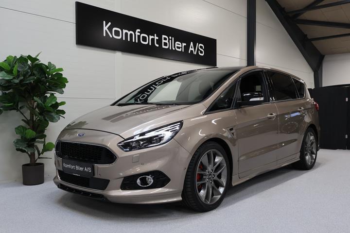 Orange Ford S-MAX fra 2019
