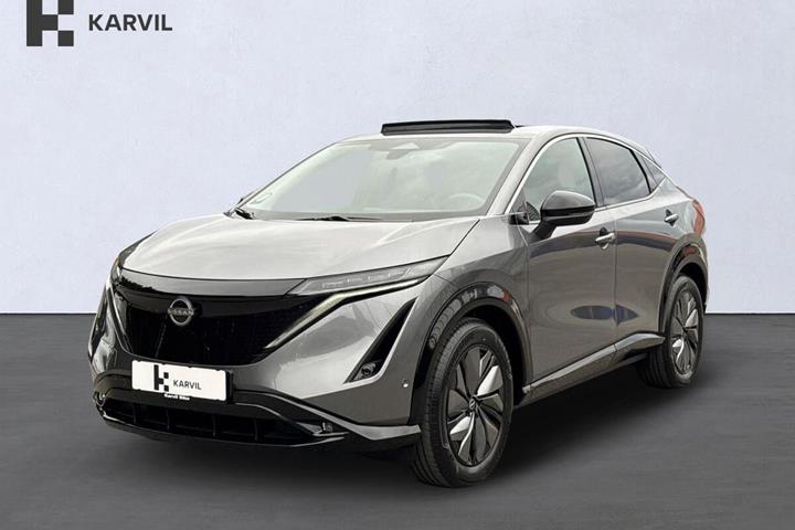 Grå Nissan Ariya fra 2026 set udefra