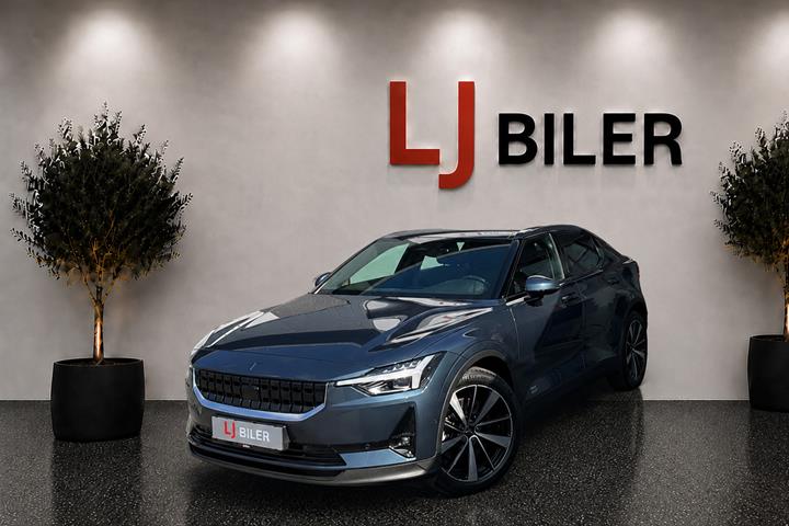 Blå Polestar 2 fra 2022
