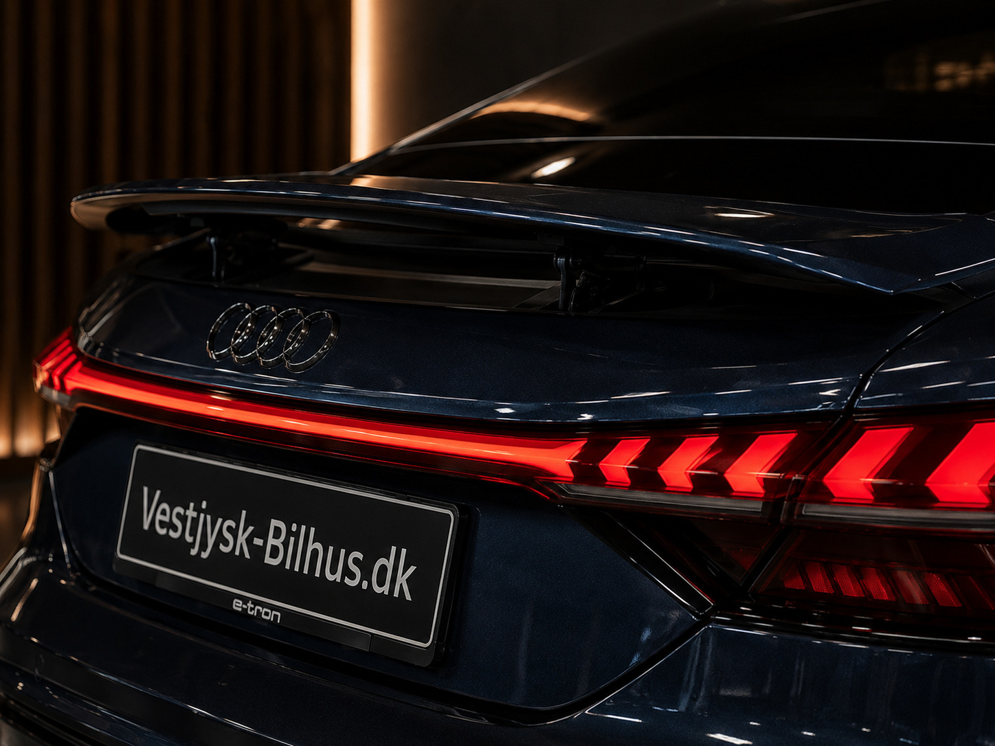 Blå Audi RS e-tron GT fra 2022