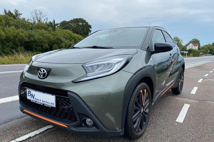 Grøn Toyota Aygo X fra 2022