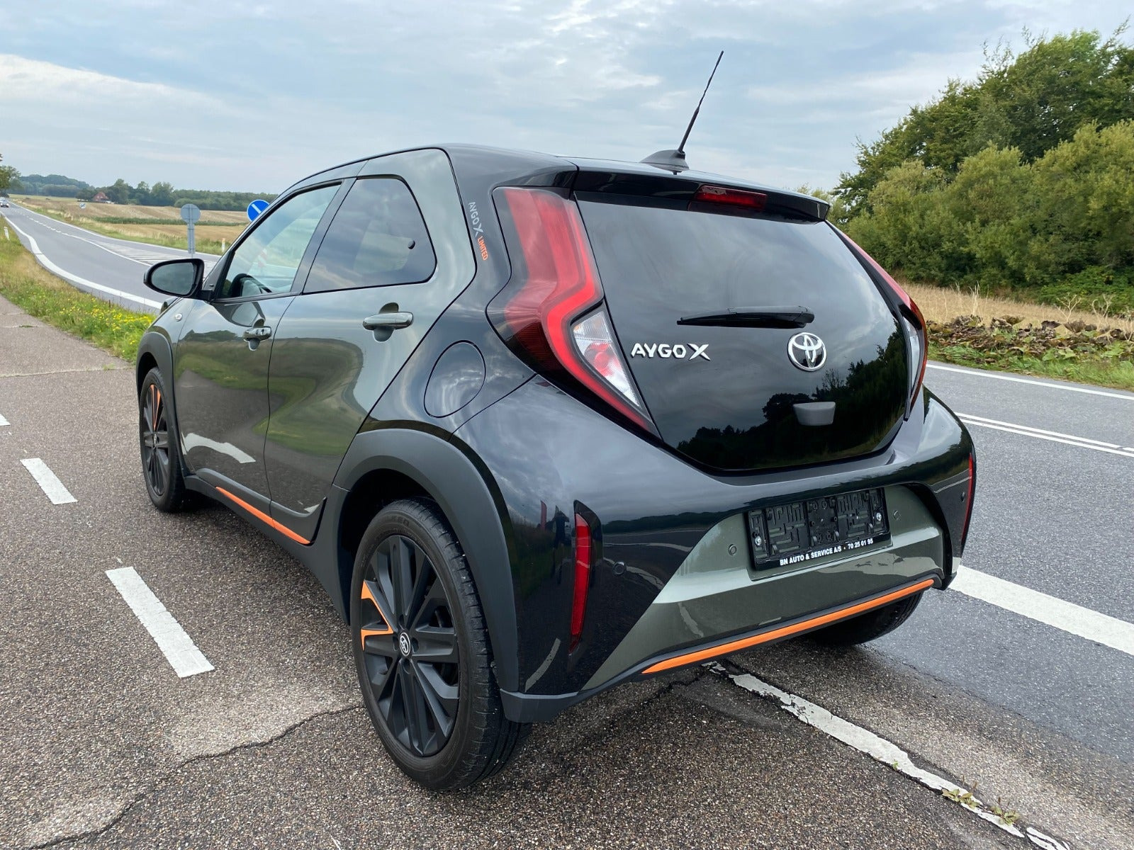 Grøn Toyota Aygo X fra 2022