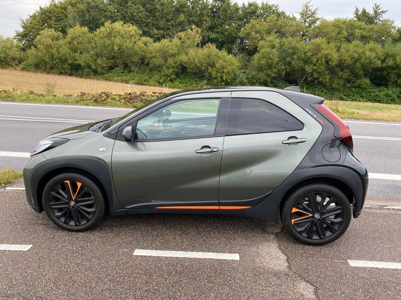 Grøn Toyota Aygo X fra 2022