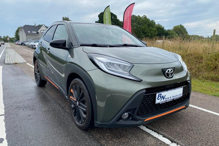 Grøn Toyota Aygo X fra 2022