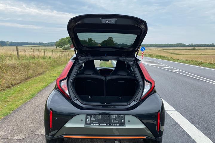 Grøn Toyota Aygo X fra 2022