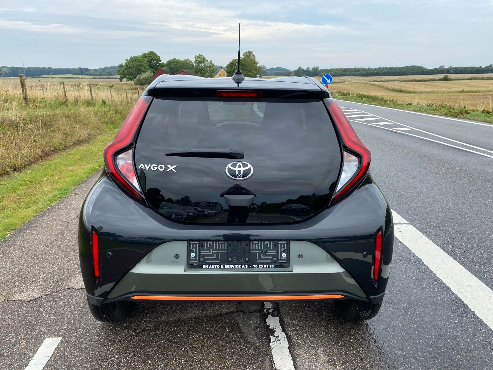 Grøn Toyota Aygo X fra 2022