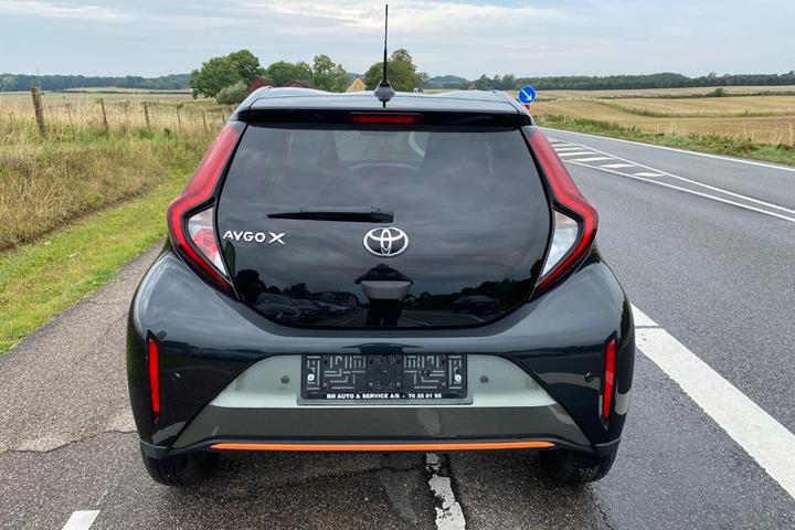 Grøn Toyota Aygo X fra 2022