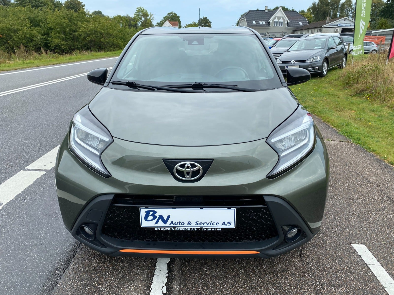 Grøn Toyota Aygo X fra 2022