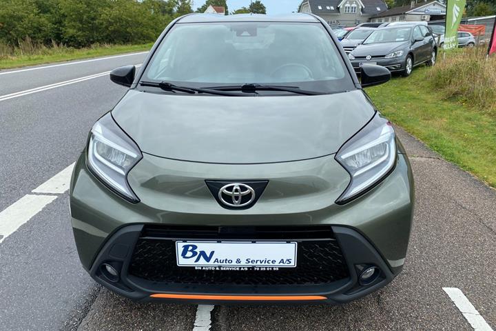 Grøn Toyota Aygo X fra 2022