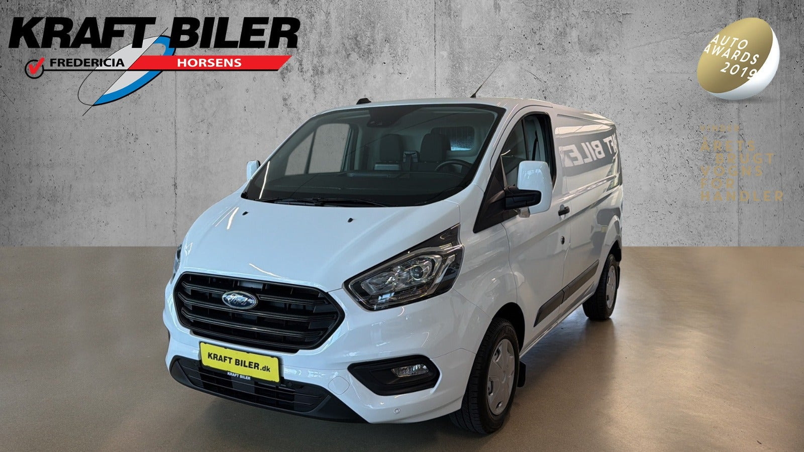 Hvid Ford Transit Custom 300 L1 fra 2023