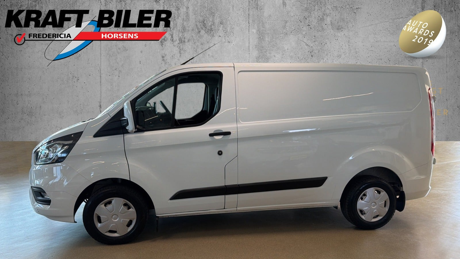 Hvid Ford Transit Custom 300 L1 fra 2023