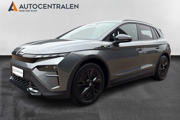 Grå Skoda Elroq fra 2027 set udefra