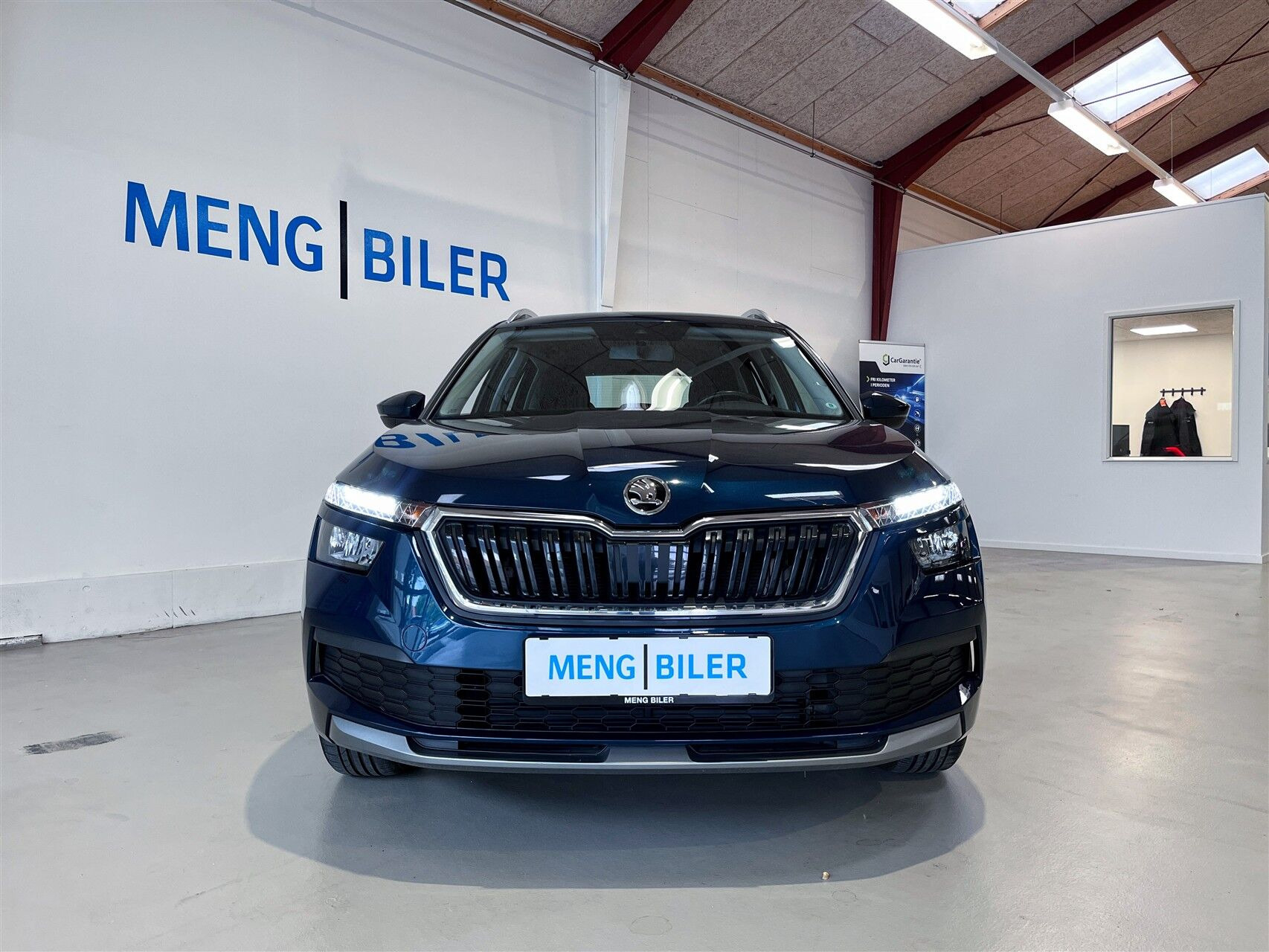 Blå Skoda Kamiq fra 2021
