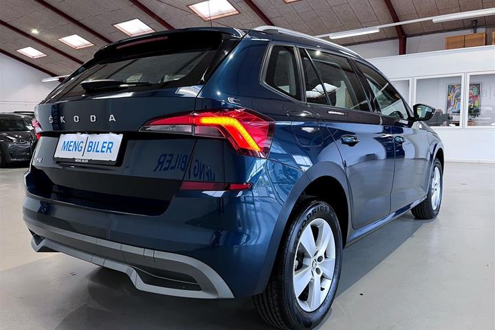 Blå Skoda Kamiq fra 2021