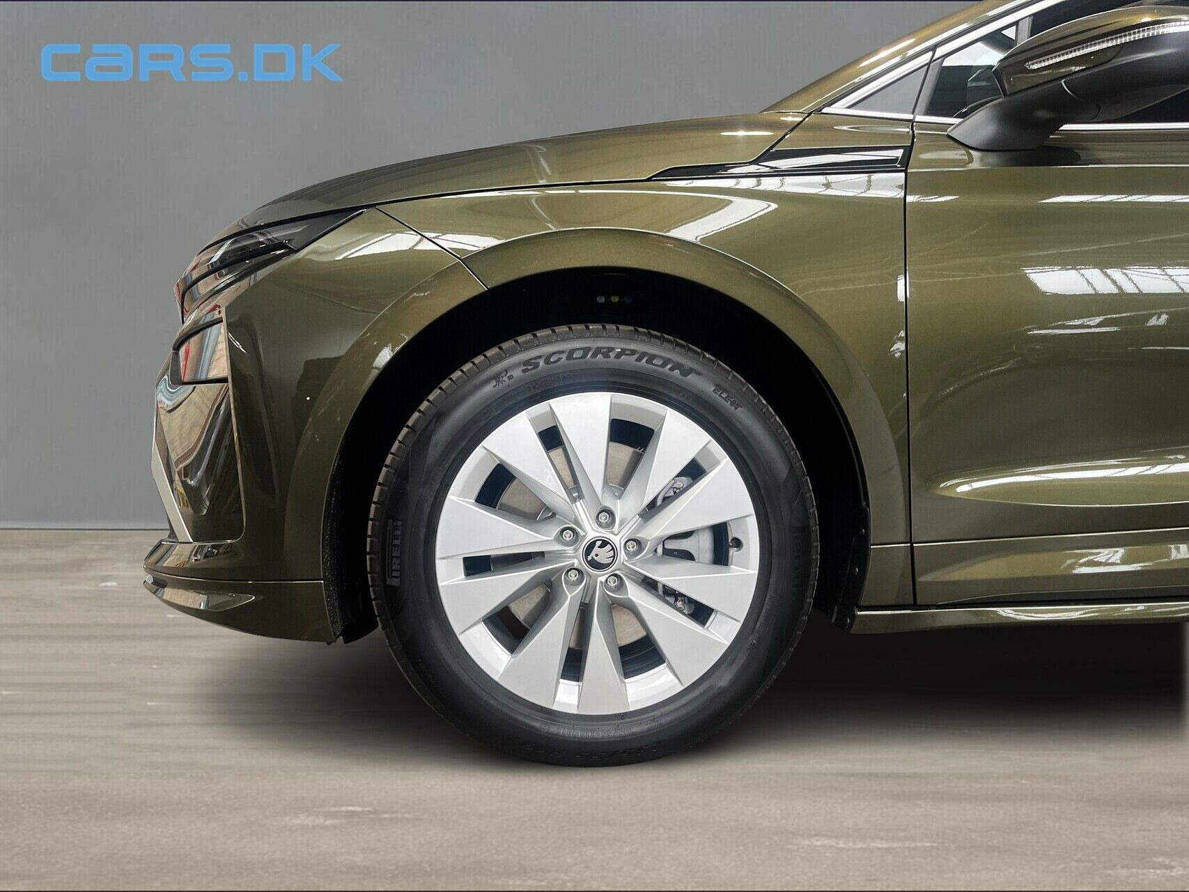 Grøn Skoda Enyaq fra 2026