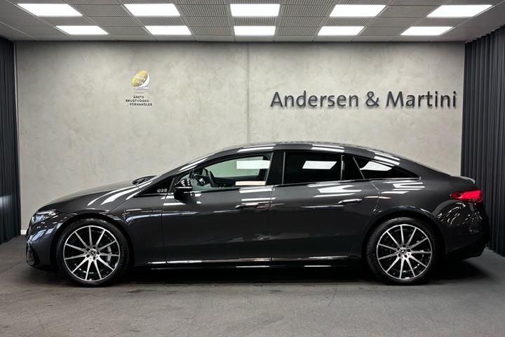 Grå Mercedes EQS 450 fra 2025