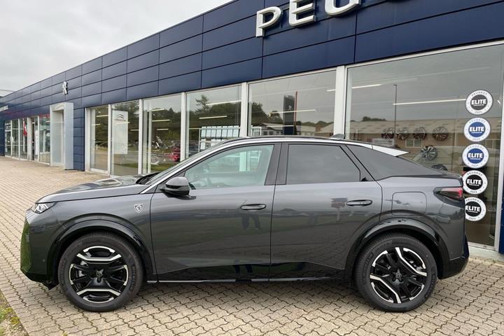 Grå Peugeot e-3008 fra 2026