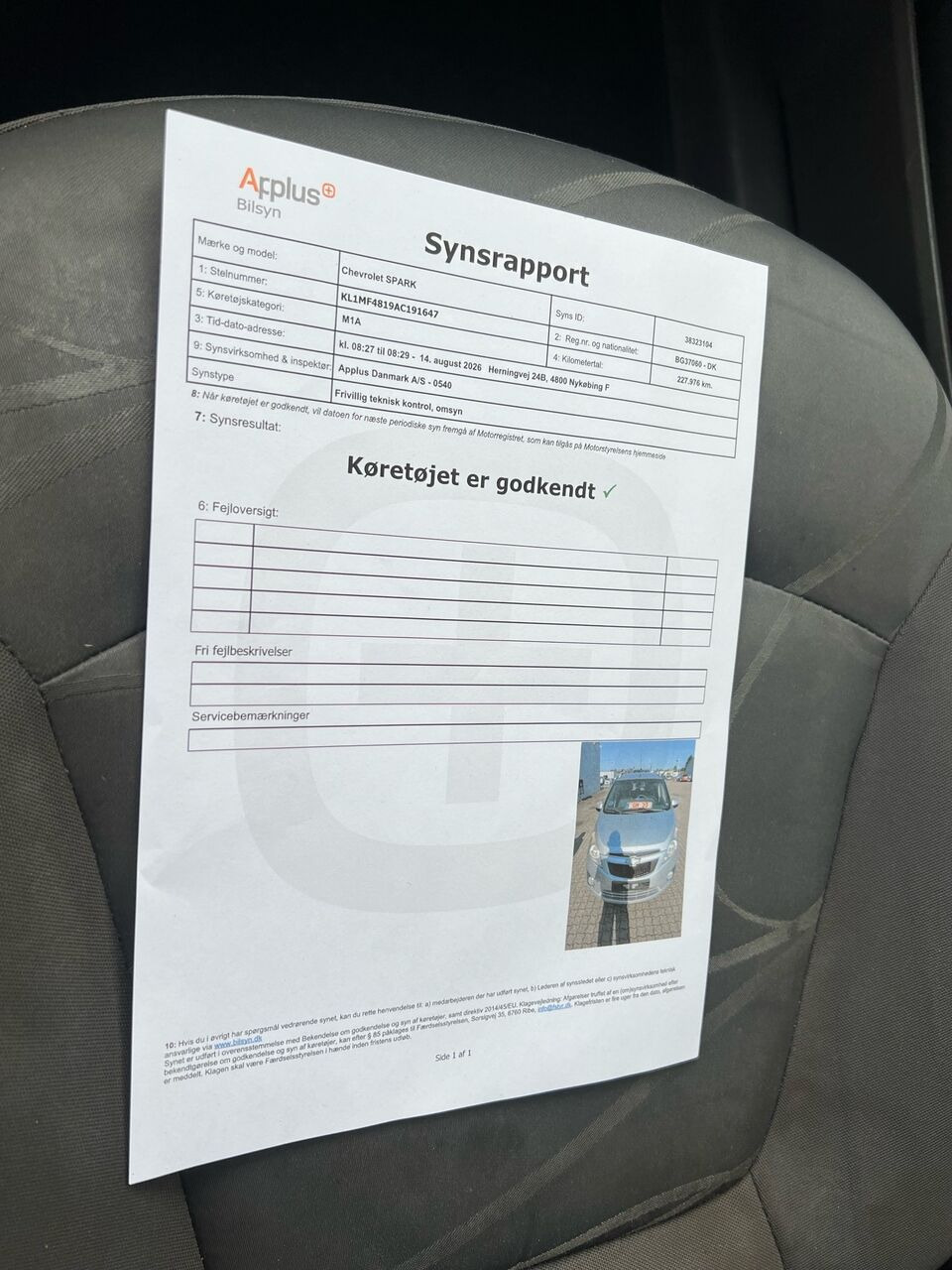 undefined Chevrolet Spark fra 2010